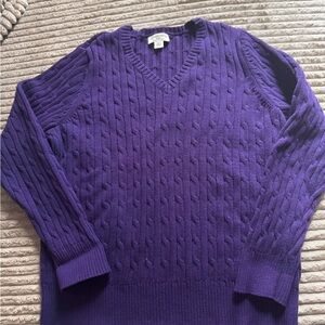 St. John's Bay Deep Purple Sweater